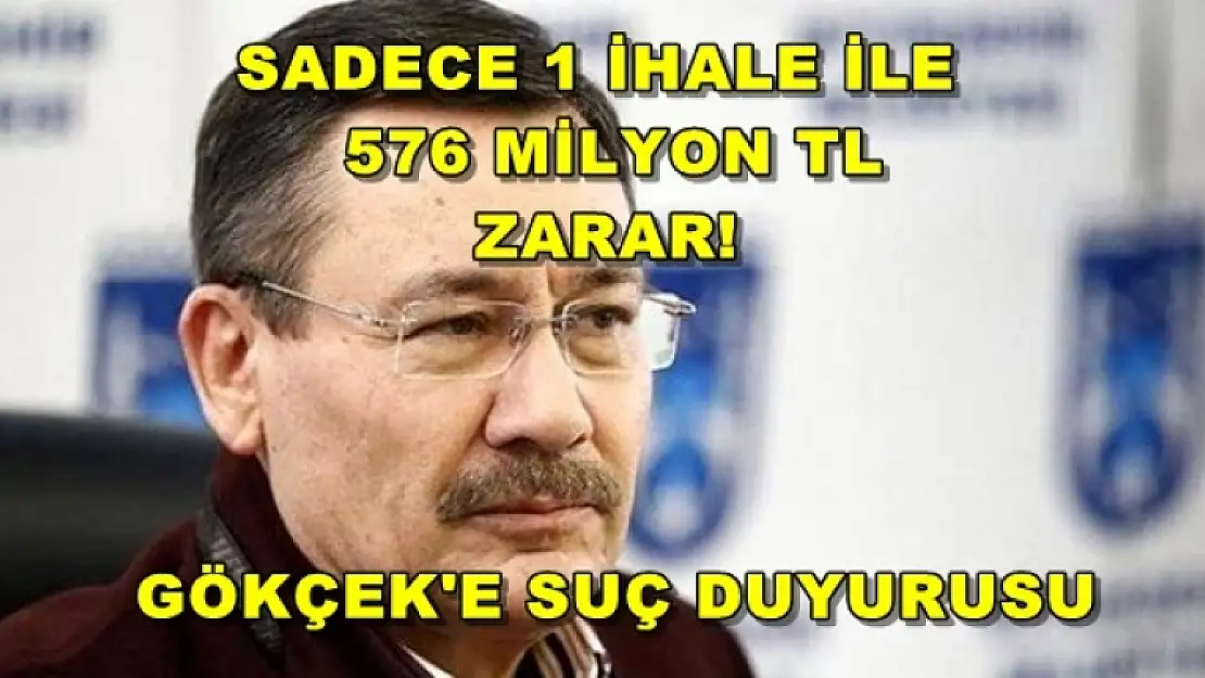 Melih Gökçek'e Soğuk Duş: Belediyeyi Zarara Uğratmaktan Suç Duyurusu!