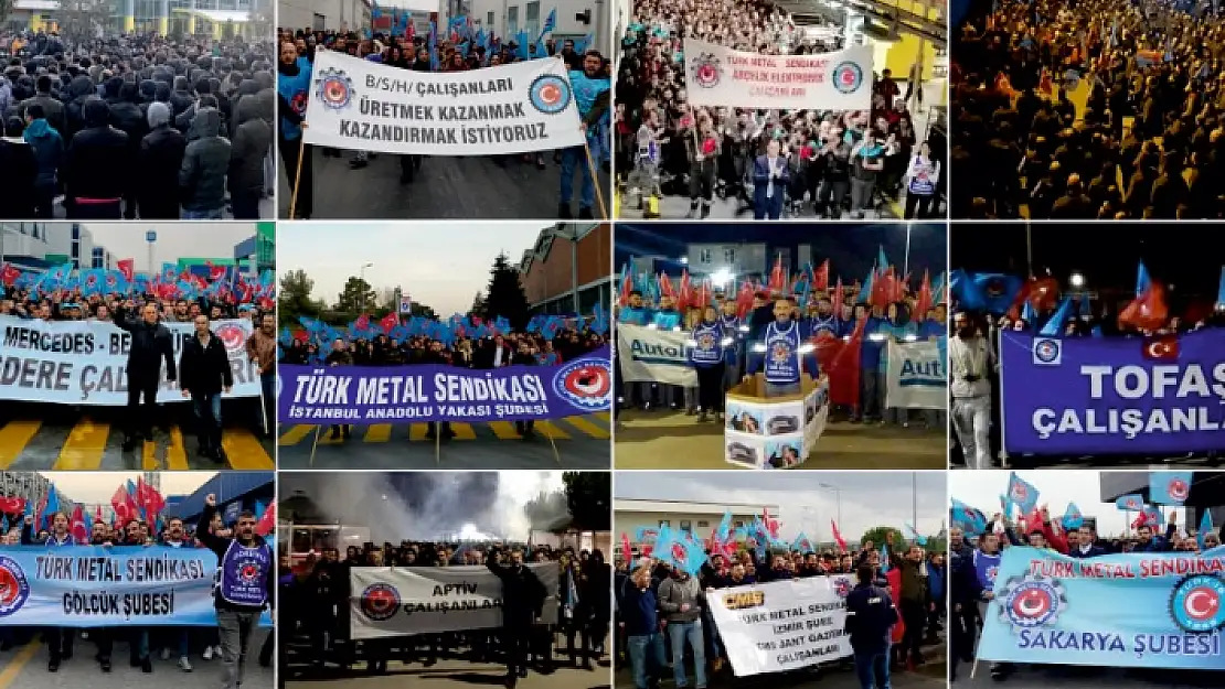 Metal İşçileri Grev Kararı Alınca İşverenler Lokavt Kararı Aldı