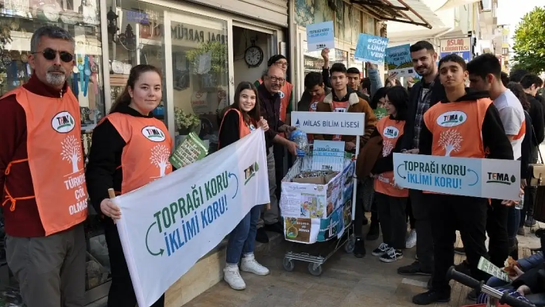 Milaslı Öğrenciler 200 Kilogram Atık Pil Topladı!