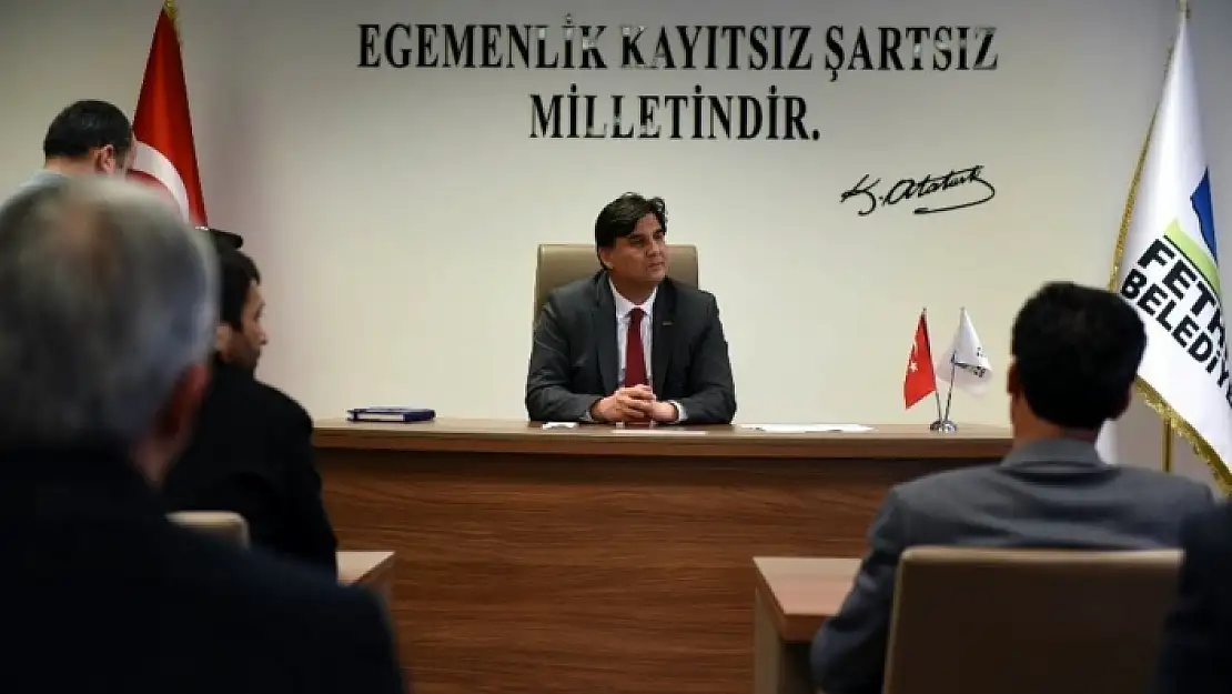 Muhtarlar Başkan Karacaya Taziye Ziyaretinde Bulundu