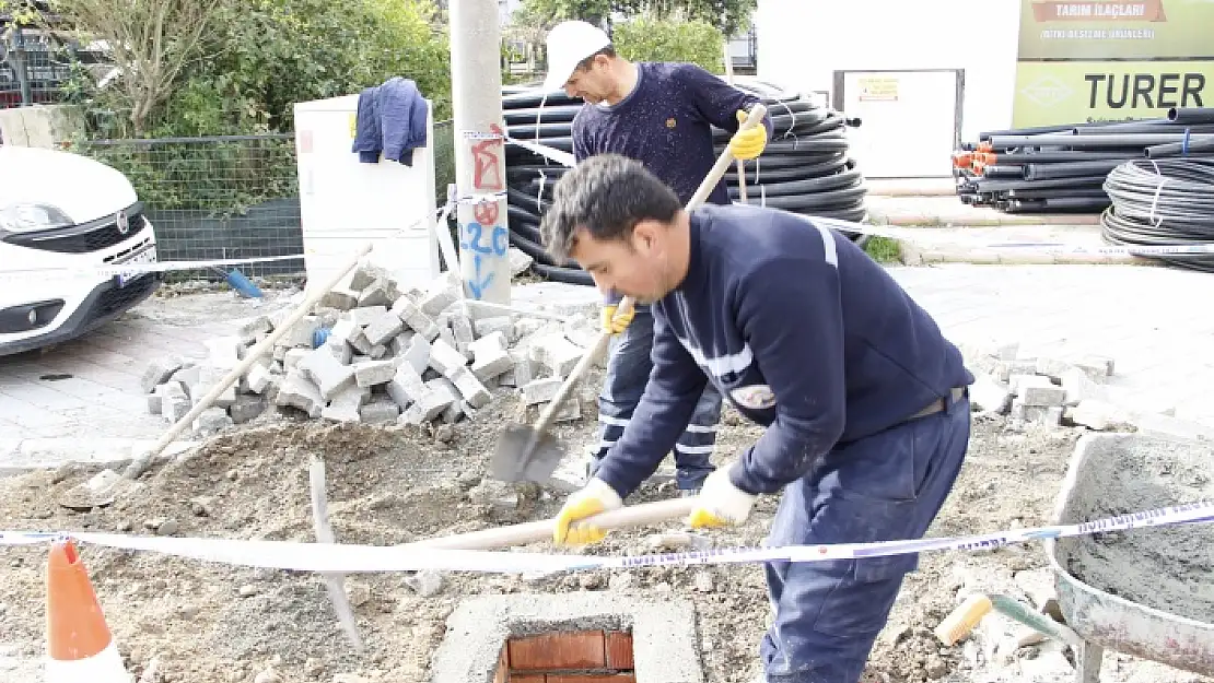 Ortaca'da Altyapı Çalışmaları Sürüyor