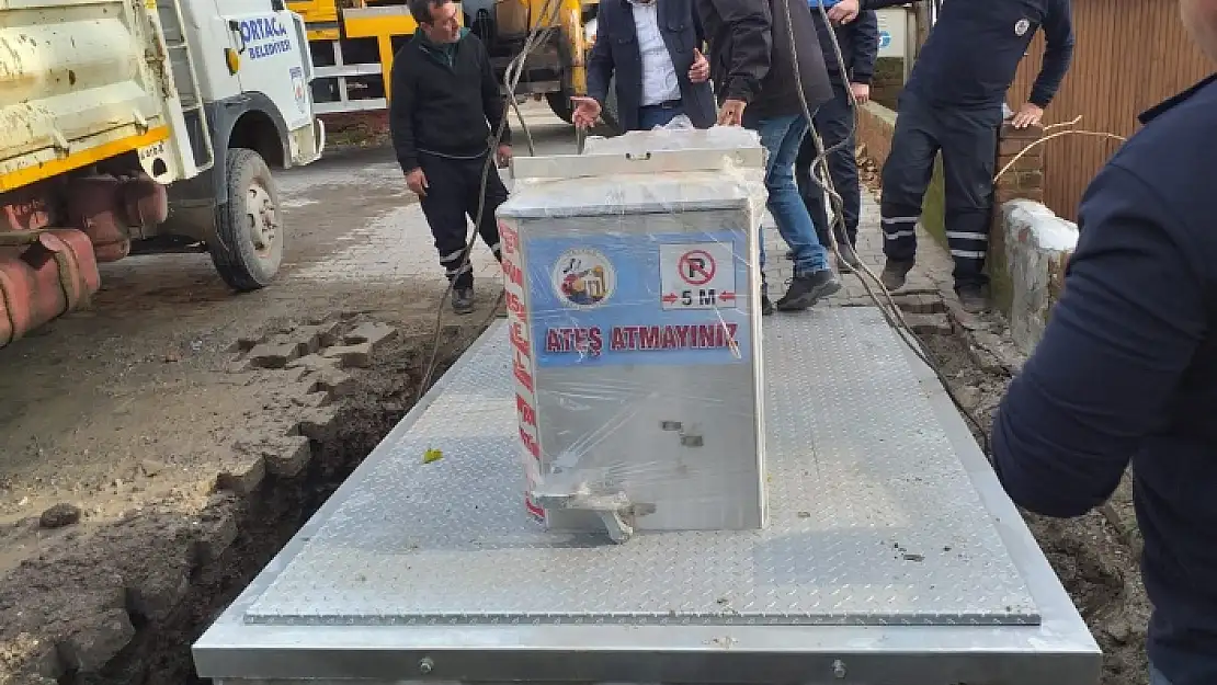 Ortaca'da Yeraltı Çöp Konteyneri Dönemi