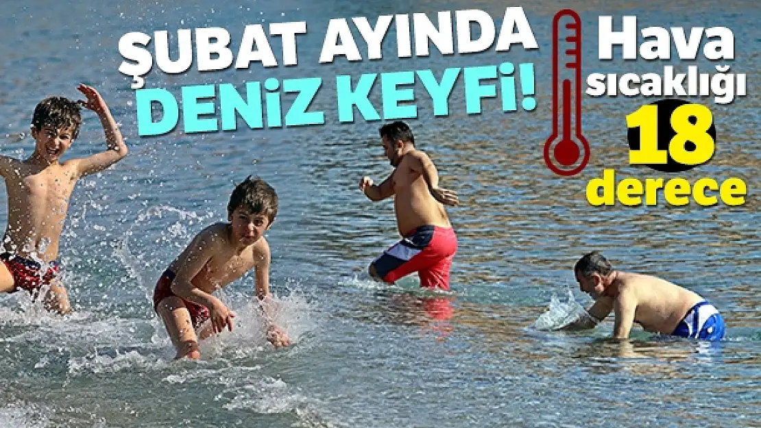 Antalya'da Kış Ortasında Deniz Keyfi!