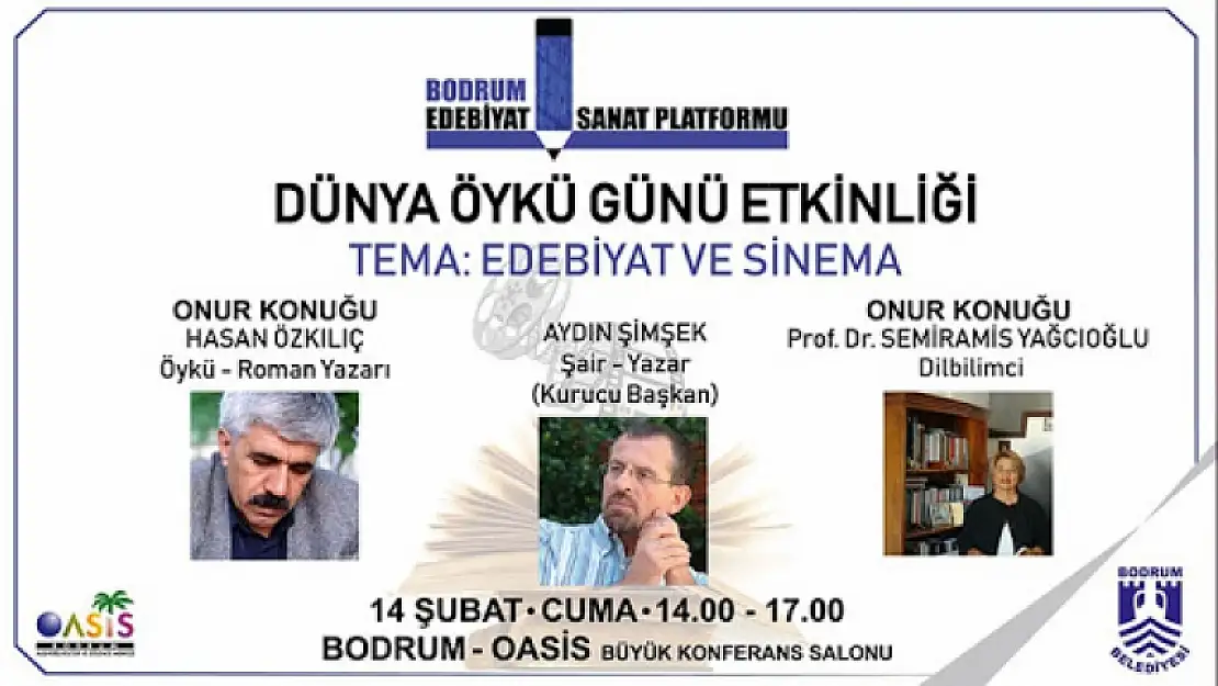 Bodrum'da Dünya Öykü Günü Etkinliği