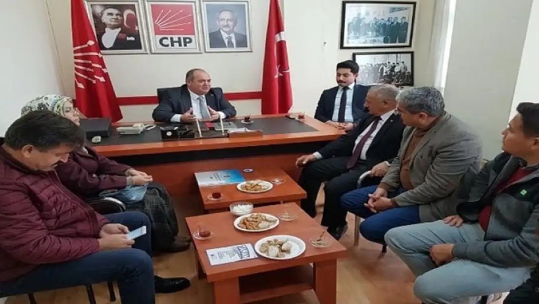 Fethiye'de AK Parti İlçe Başkanından CHP İlçe Başkanına Ziyaret