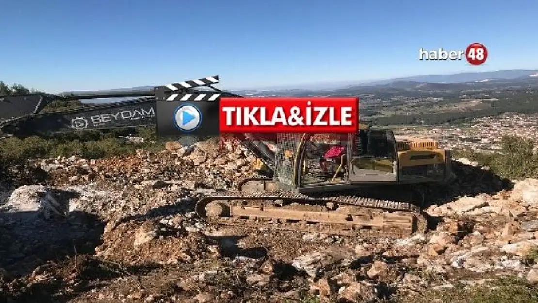 İş Makinesi ile Define Ararken Yakalandılar