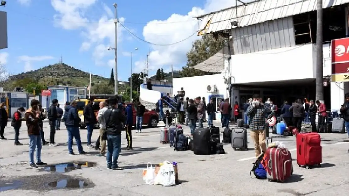 Bodrum'da, Memleketlerine Dönmek İsteyen İşçiler İçin Özel Seferler