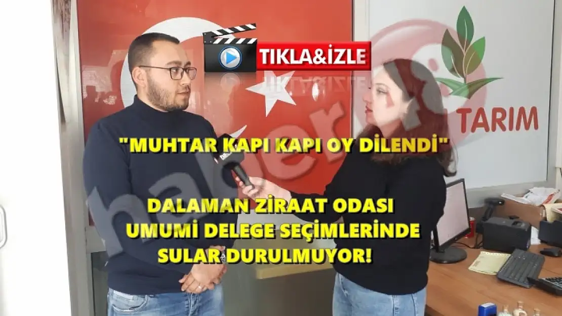'DALAMAN'DA MUHTAR KAPI KAPI OY DİLENDİ!'