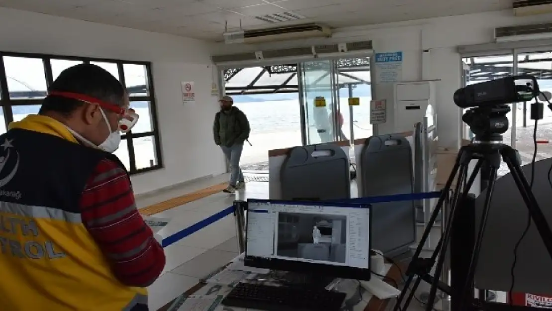 Marmaris Deniz Sınırı Kapısı'nda Virüs Önlemleri Arttırıldı