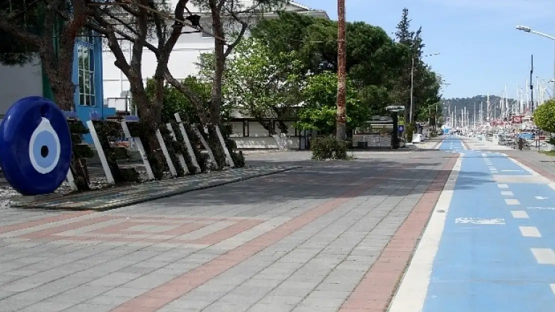 Fethiye Sokaklarını Sessizlik Bürüdü