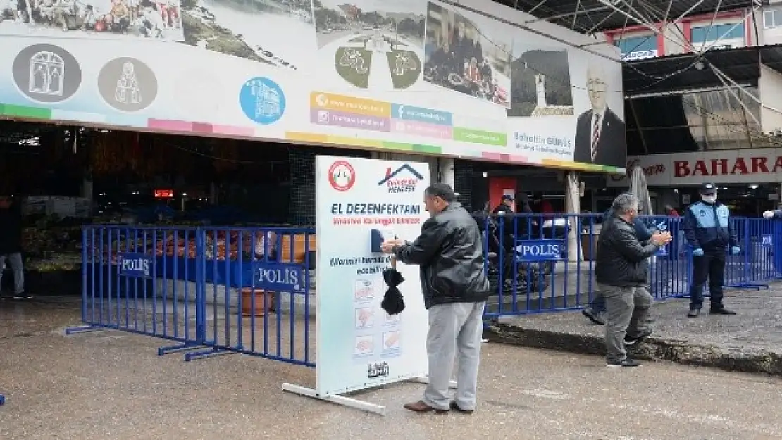 Menteşe'de Pazar Yerlerindeki Önlemler Arttı