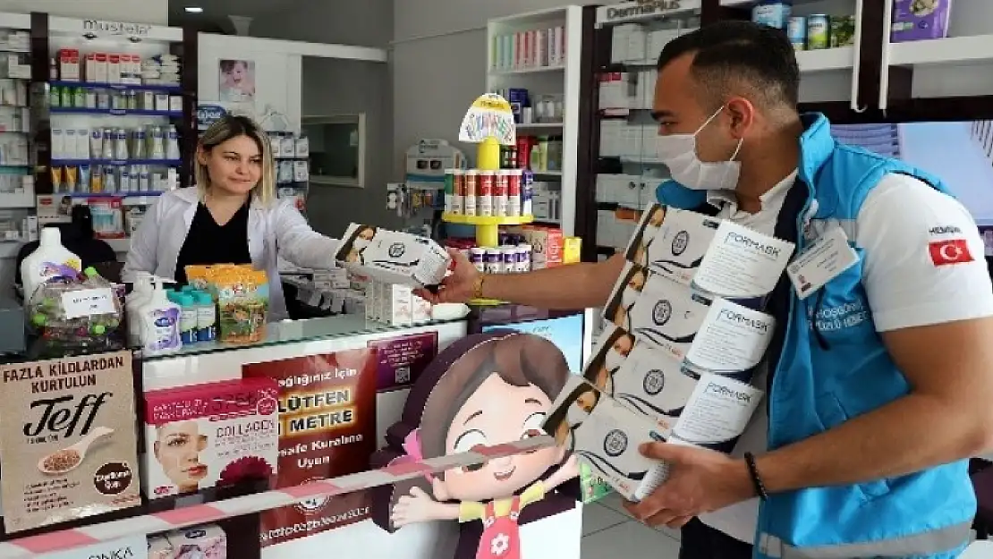 Muğla Büyükşehirden Eczanelere Ücretsiz Maske