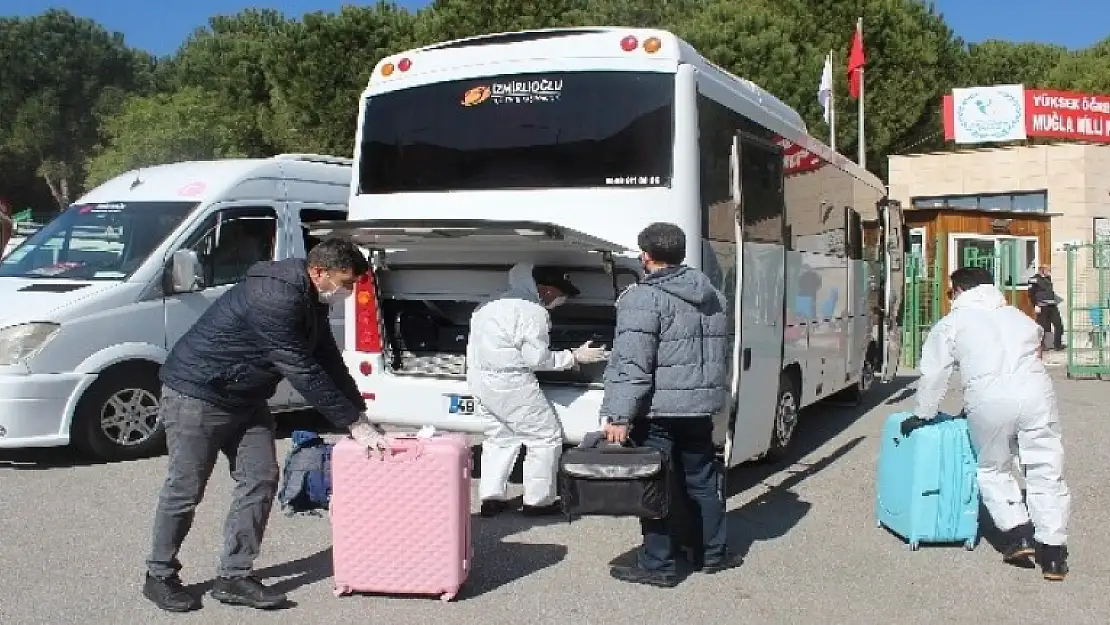 Muğla'da Karantina Süresini Tamamlayan 151 Kişi Memleketlerine Döndü