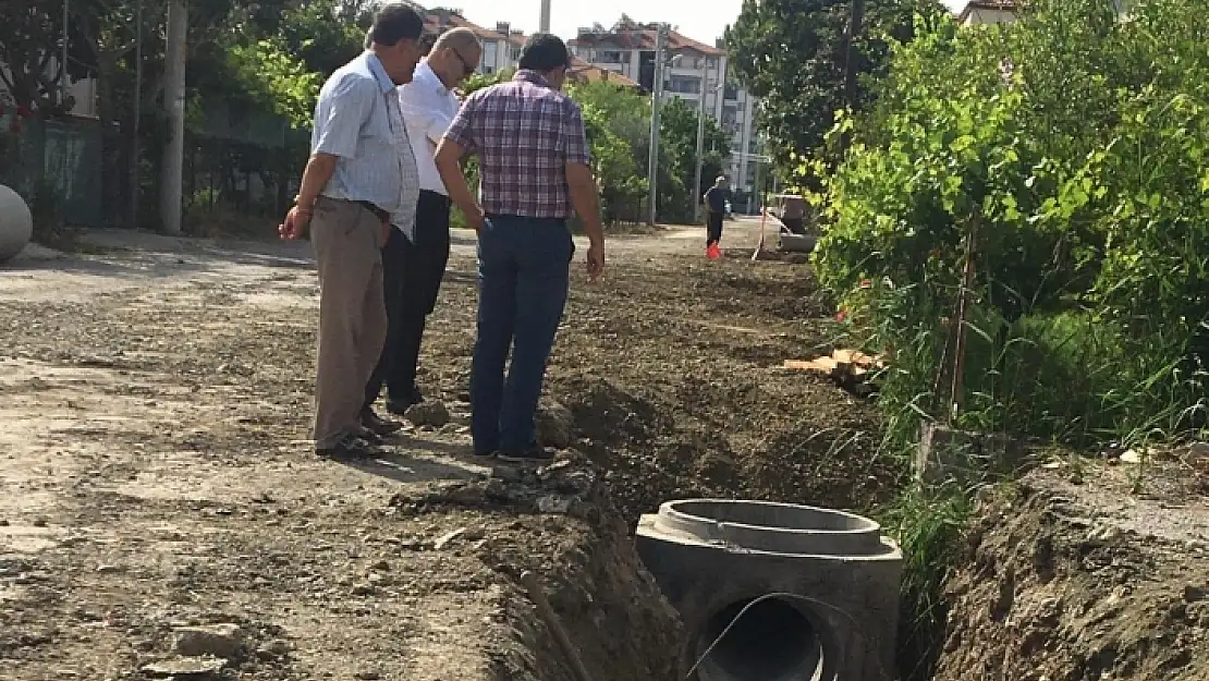 Bahçelievler Mahallesi Kilitli Parke Çalışmaları Sürüyor