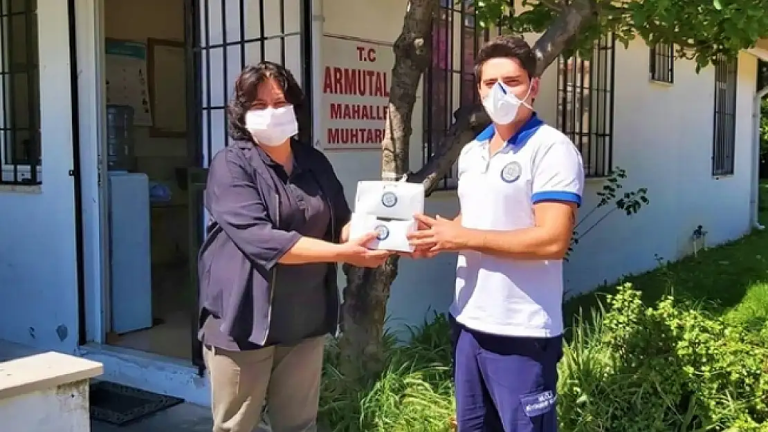 Büyükşehir'den Muhtarlara 56 Bin 900 Adet Maske