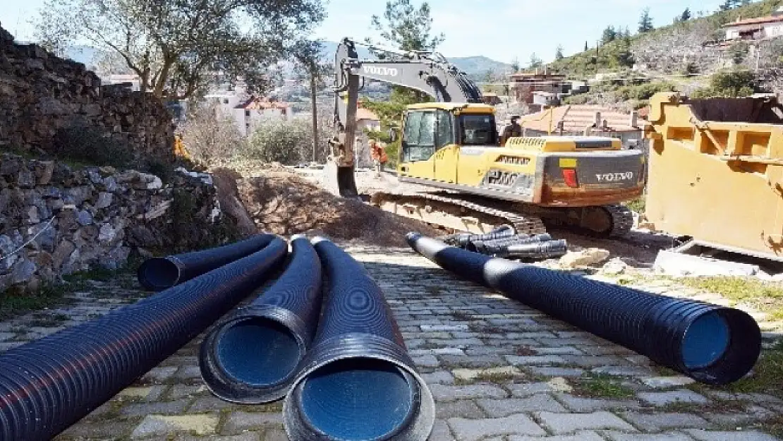 Kavaklıdere Kanalizasyon Çalışmalarında Sona Yaklaşıldı