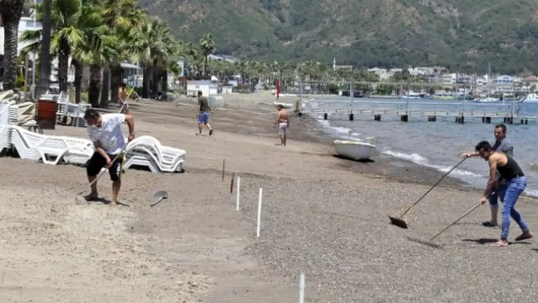 Marmaris'te İşletmeler ve Plajlar Normalleşme Sürecine Hazırlanıyor