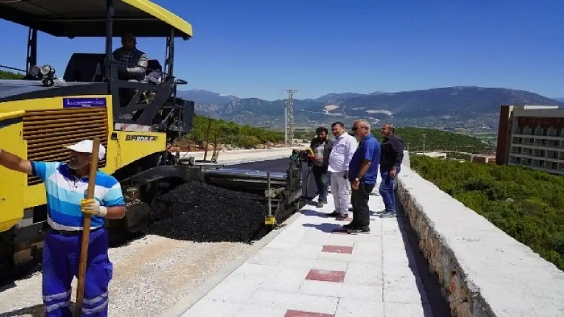 Milas'ın Yeni Hastane Yolunda Sıcak Asfalt Çalışmaları Tamamlandı