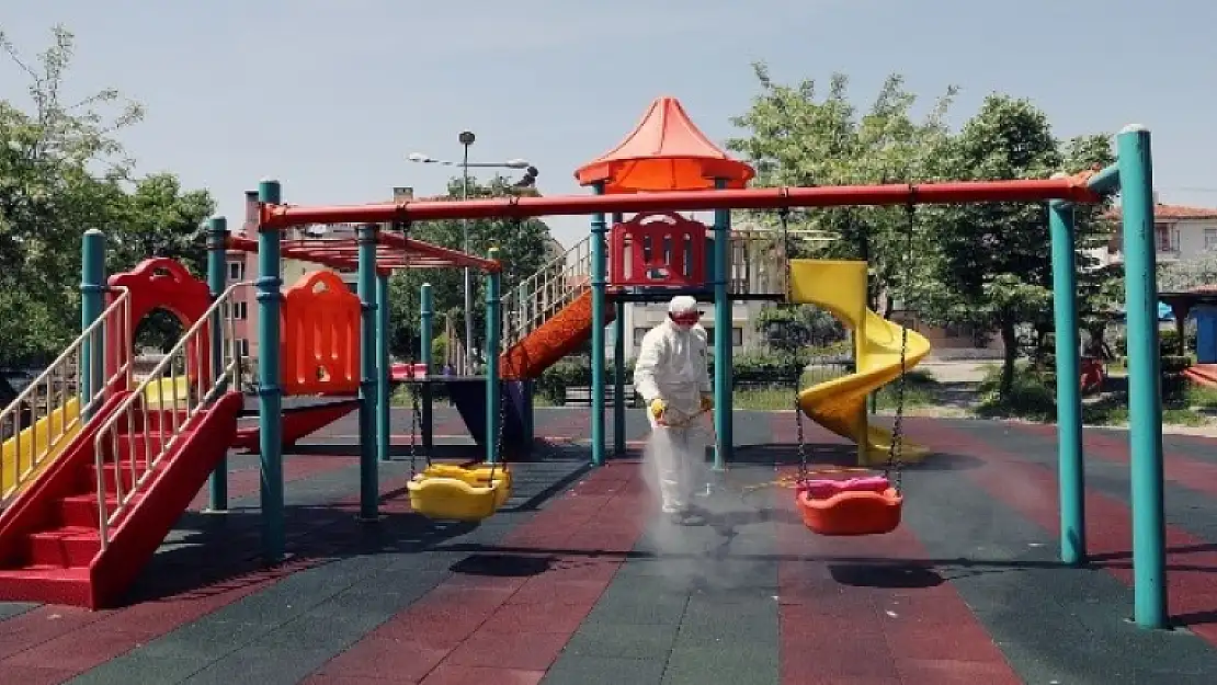 Muğla'da Parklar Çocuklar için Hazırlanıyor