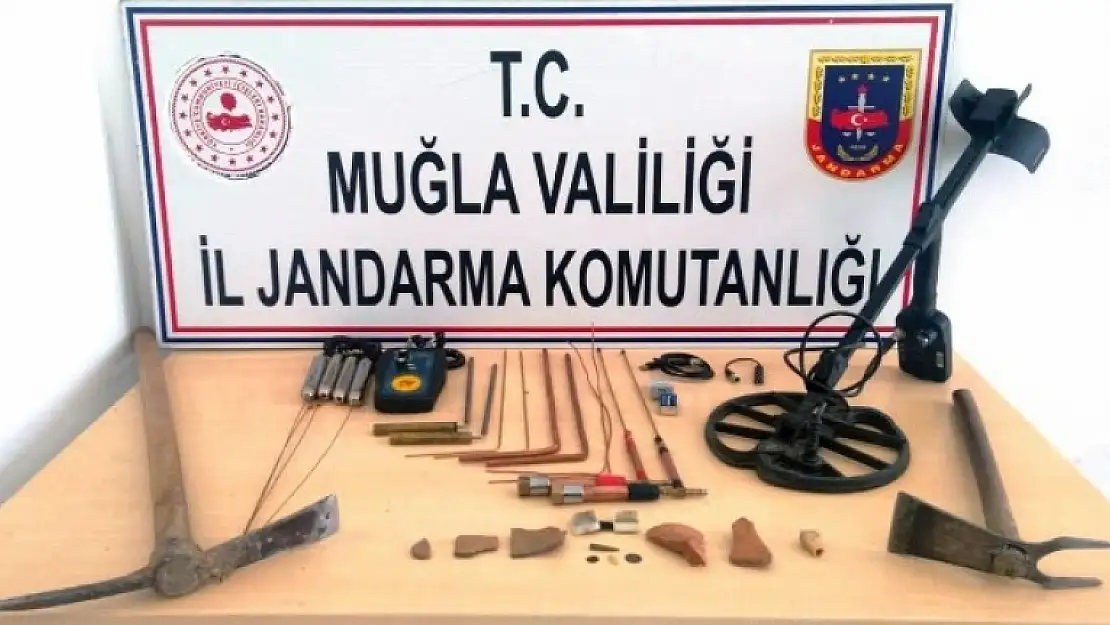 Seydikemer'de Kaçık Kazı Yapanlara Suçüstü