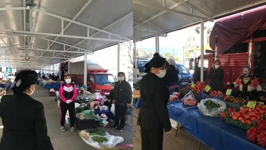 Vali Civelek, Üretici Pazarını Ziyaret Etti