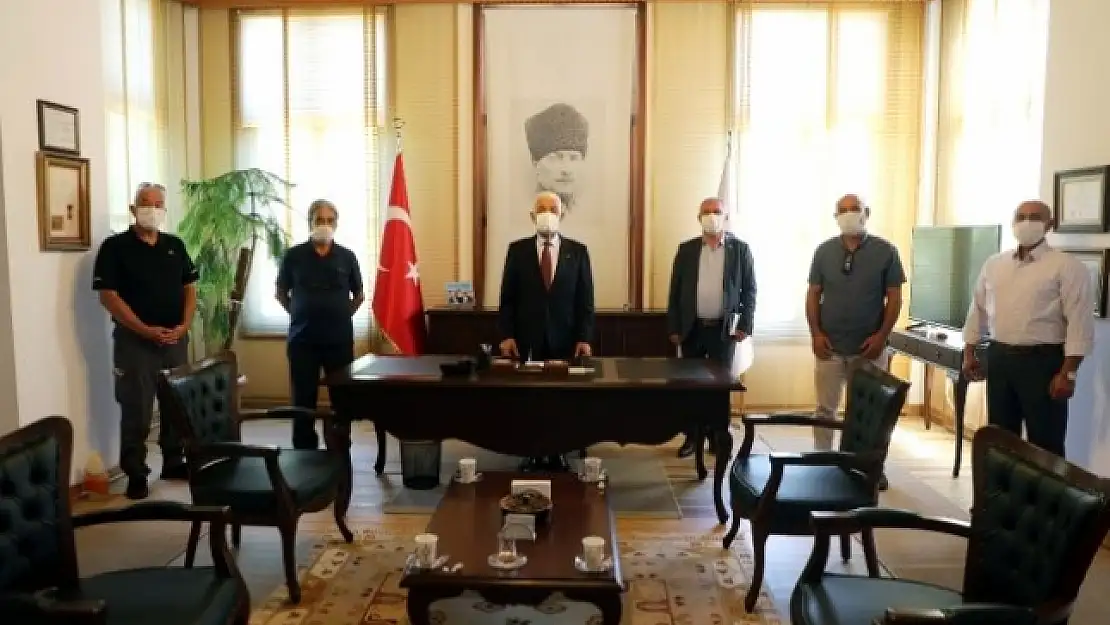 Başkan Osman Gürün'e Teşekkür Ziyareti