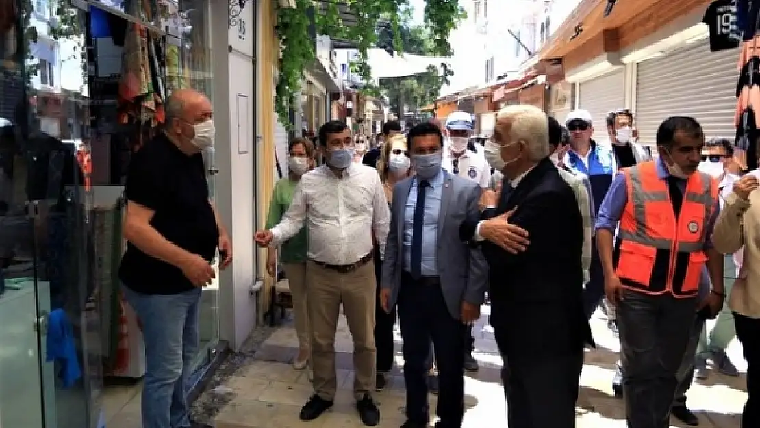 Başkanlardan Bordum Esnafına Ziyaret