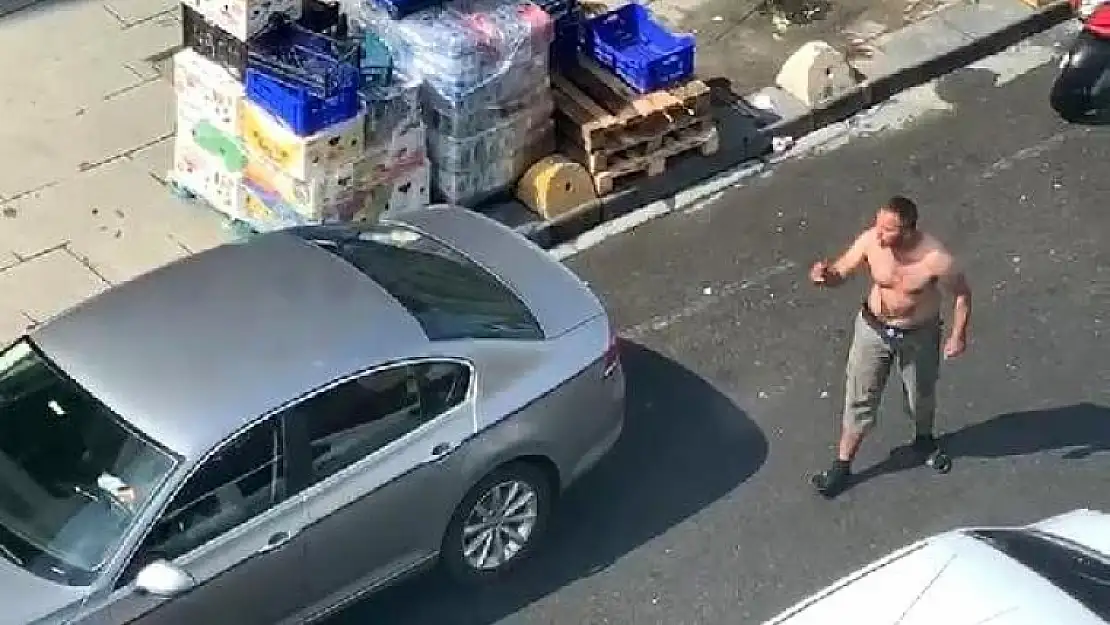 Eline Satır Alan Şahıs Tehditler Savurup Kendine Zarar Verdi!