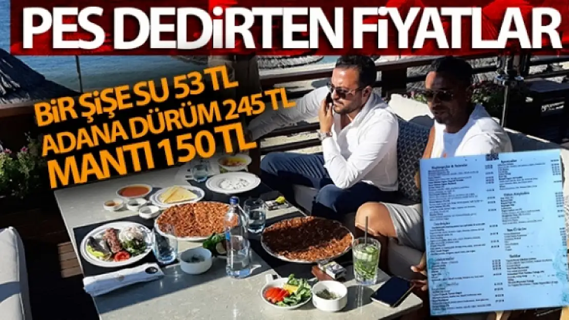 Fahiş Fiyatlarıyla Dudak Uçuklatan Restoranın Menüsü Dudak Uçuklattı