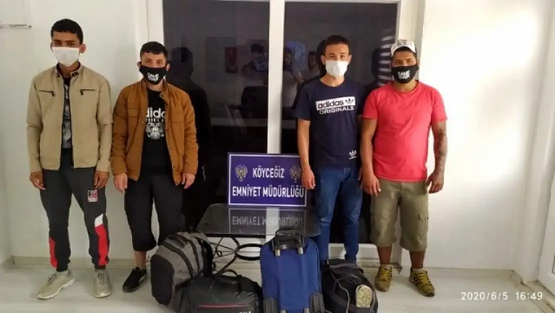 Köyceğizde Düzensiz Göçmen Operasyonu