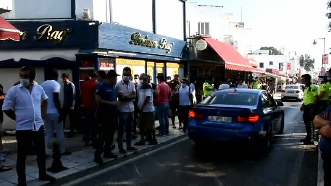 Bodrum'da Taklit Ürün Denetiminde Kavga Çıktı
