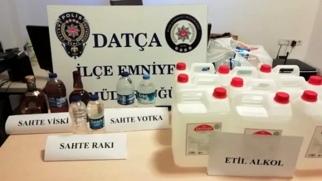 Datça'da, Motosiklette Sahte İçki Bulunduran Şahıs Gözaltına Alındı
