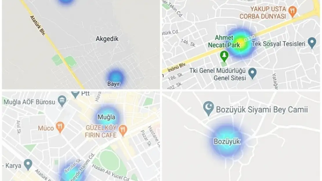 Menteşe'de Koronavirüs Riski Taşıyan Bölge Sayısı Düşerken Yatağan'da Orta Seviyeye Çıktı
