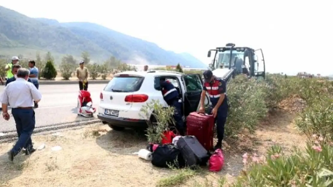 Menteşe'de Otomobil Kepçeye Çarptı: 6 Yaralı!