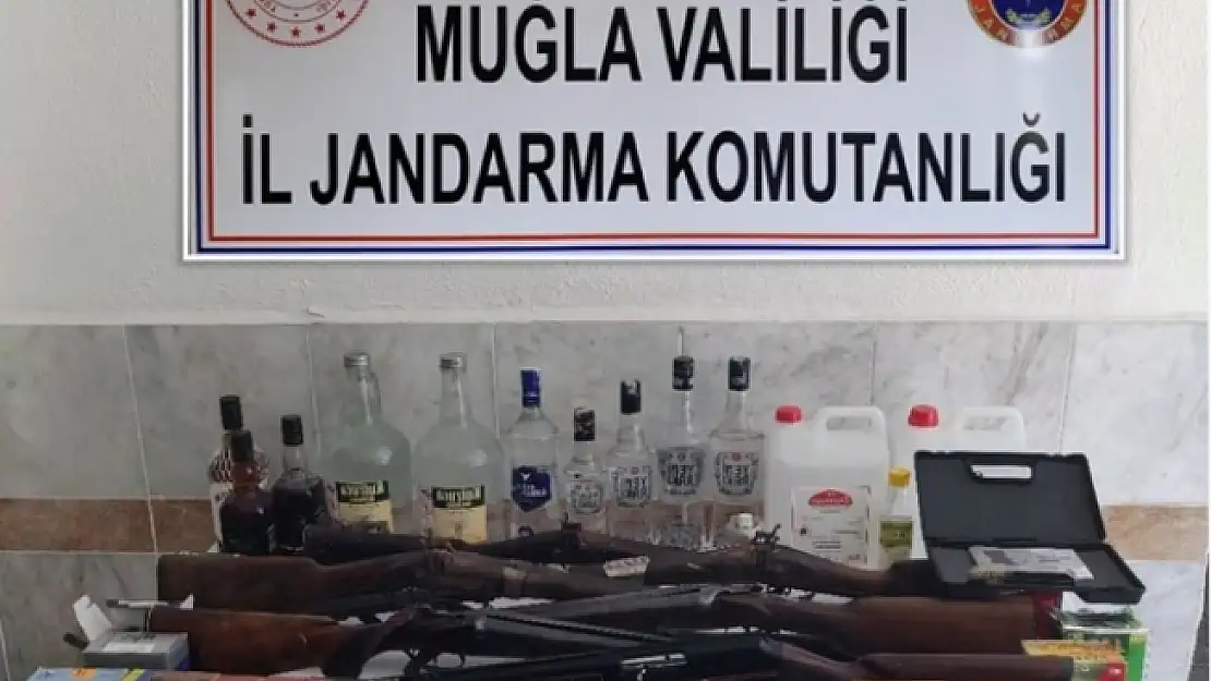 Muğla'da, Jandarmadan Ruhsatsız Silah Operasyonu