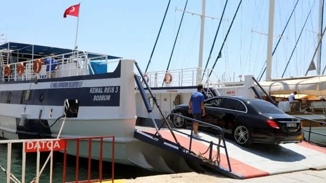 Bodrum-Datça Feribot Seferlerine Yoğun İlgi