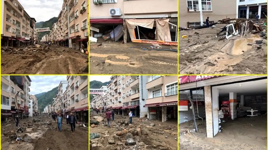 Giresun'da Meydana Gelen Selin Bilançosu Gün Ağarınca Ortaya Çıktı