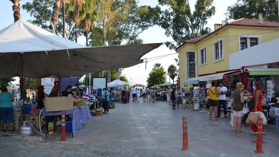Köyceğiz'de Kontrollü Sosyal Hayatta '2. El Pazarı' Yapıldı
