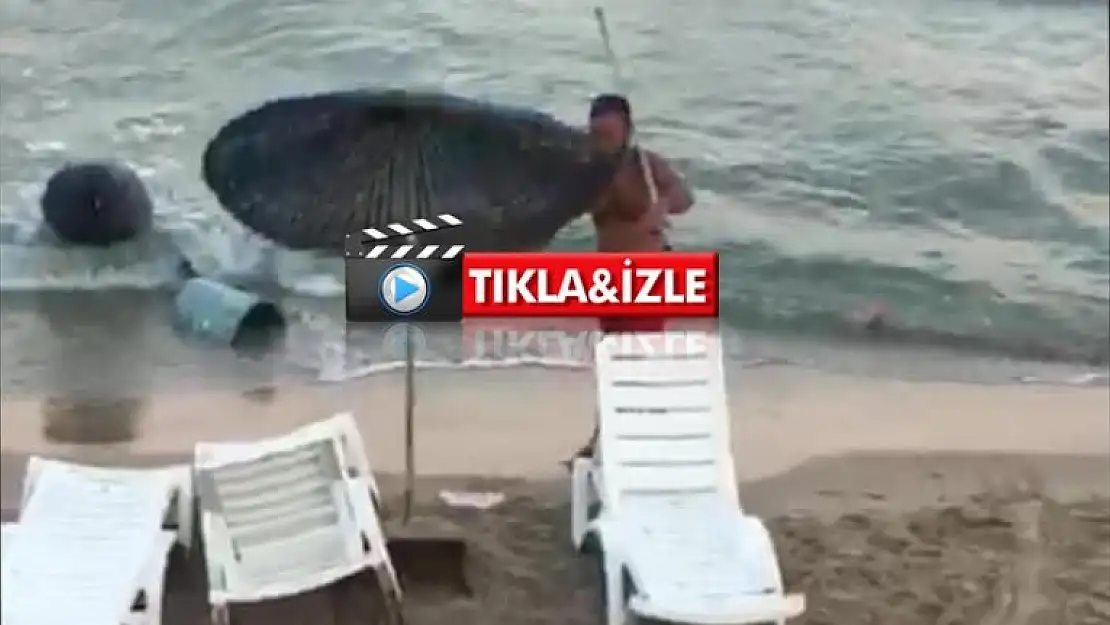 Kuşadası'nda Çöp Kutularını Denize Atan Kişi Gözaltına Alındı!