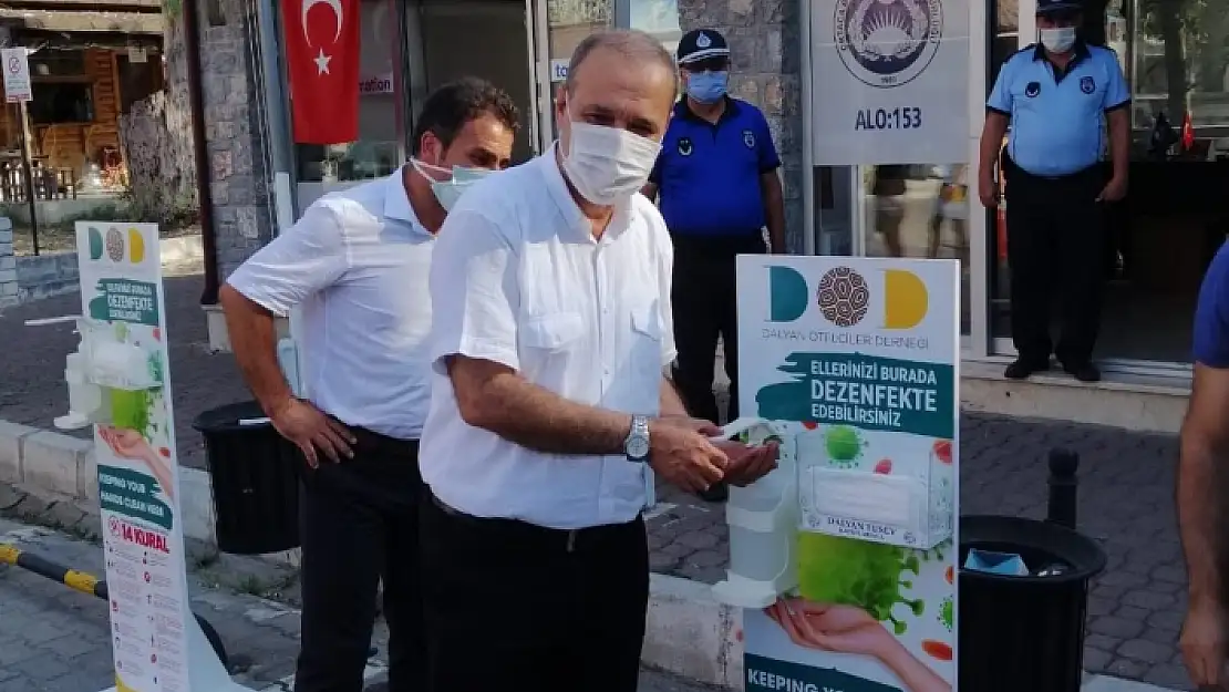 Başkan Uzundemir Dezenfekte İstasyonunun Tanıtımına Katıldı
