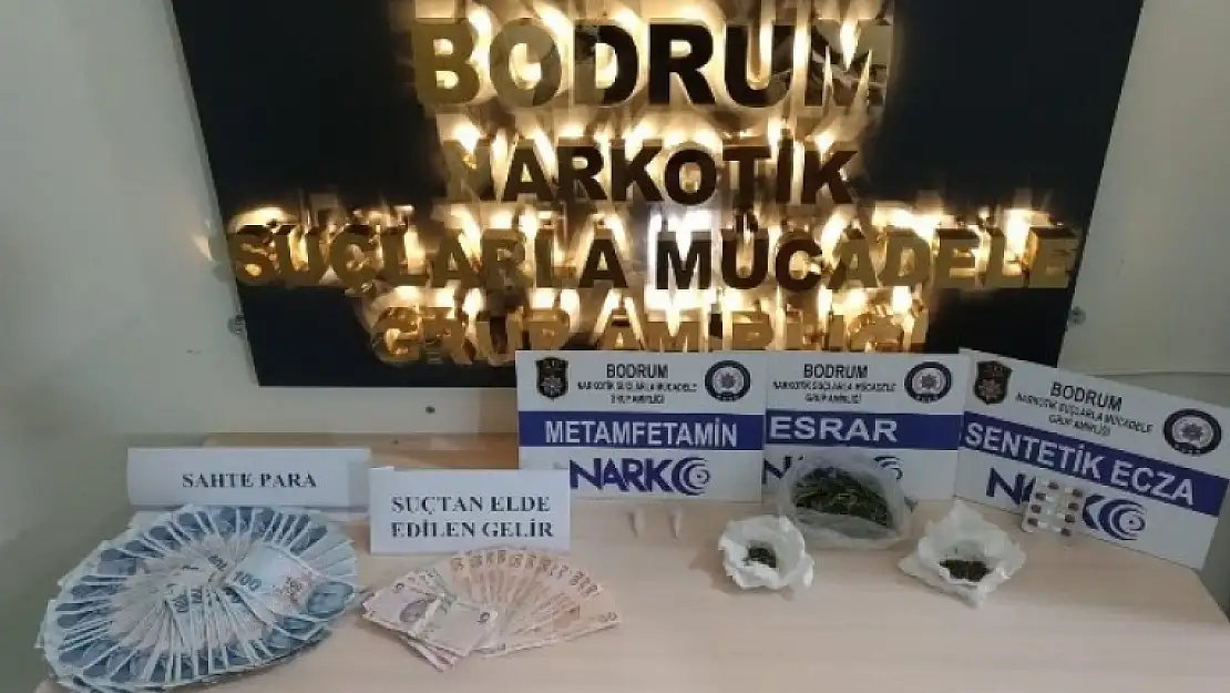 Bodrum'da Sahte Para ve Uyuşturucu Ele Geçirildi