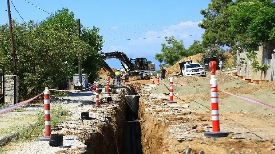 Hisarönü-Ovacık Kanalizasyon Hat Çalışmaları Devam Ediyor