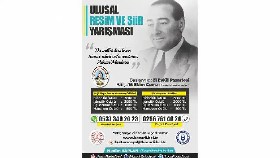 Koçarlı Belediyesi'nden Menderes'e Vefa