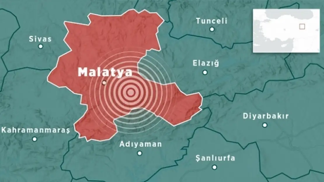Malatya'da 4,6 Büyüklüğünde Deprem!
