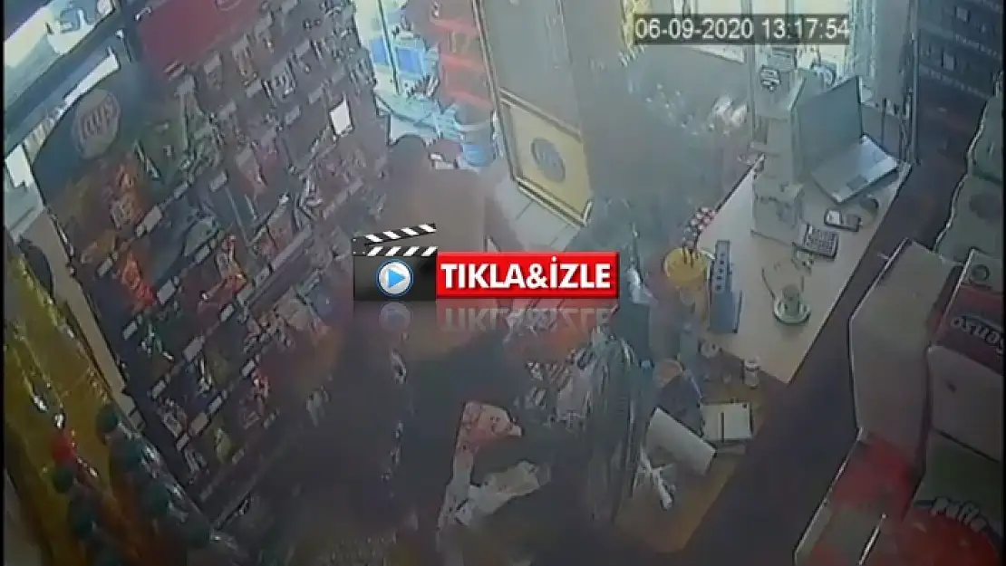 Milas'ta Markete Giren Bir Adam İşletme Sahibi Kadını Darbetti!
