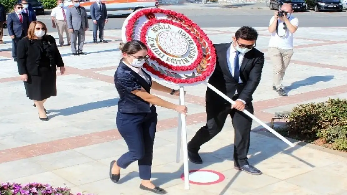 Muğla'da İlköğretim Haftası Sade Bir Törenle Kutlandı