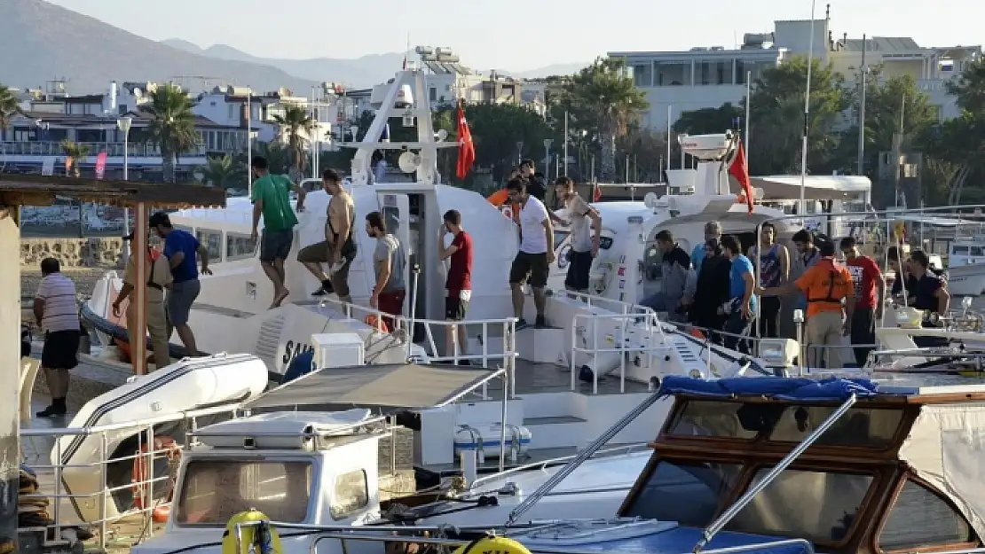 Muğla'da Korona Yasaklarına Uymayan Tekne Sahiplerine Para Cezası