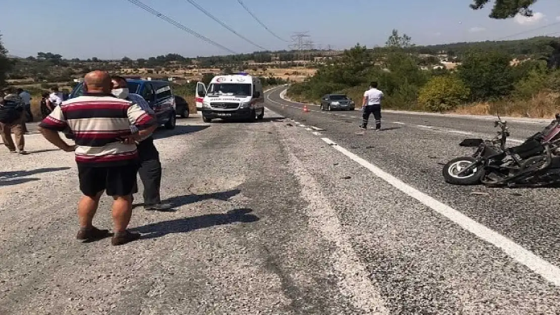 Muğla'da Motosiklet İle Otomobil Çarpıştı: 1 Yaralı