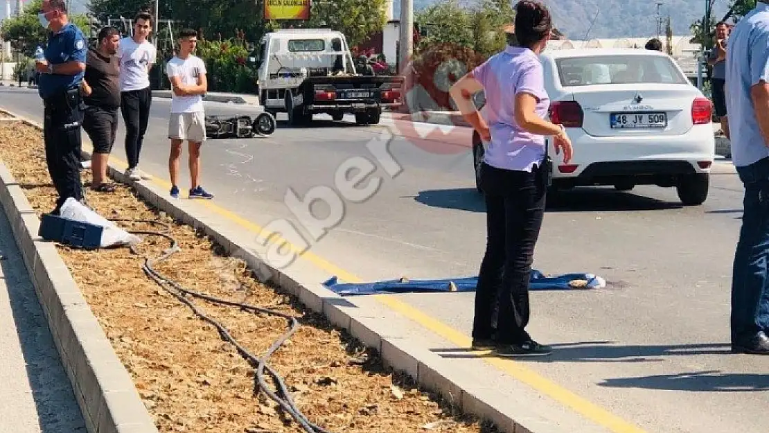 ORTACA'DA KAZA: MOTOSİKLET SÜRÜCÜSÜ YARALANDI!