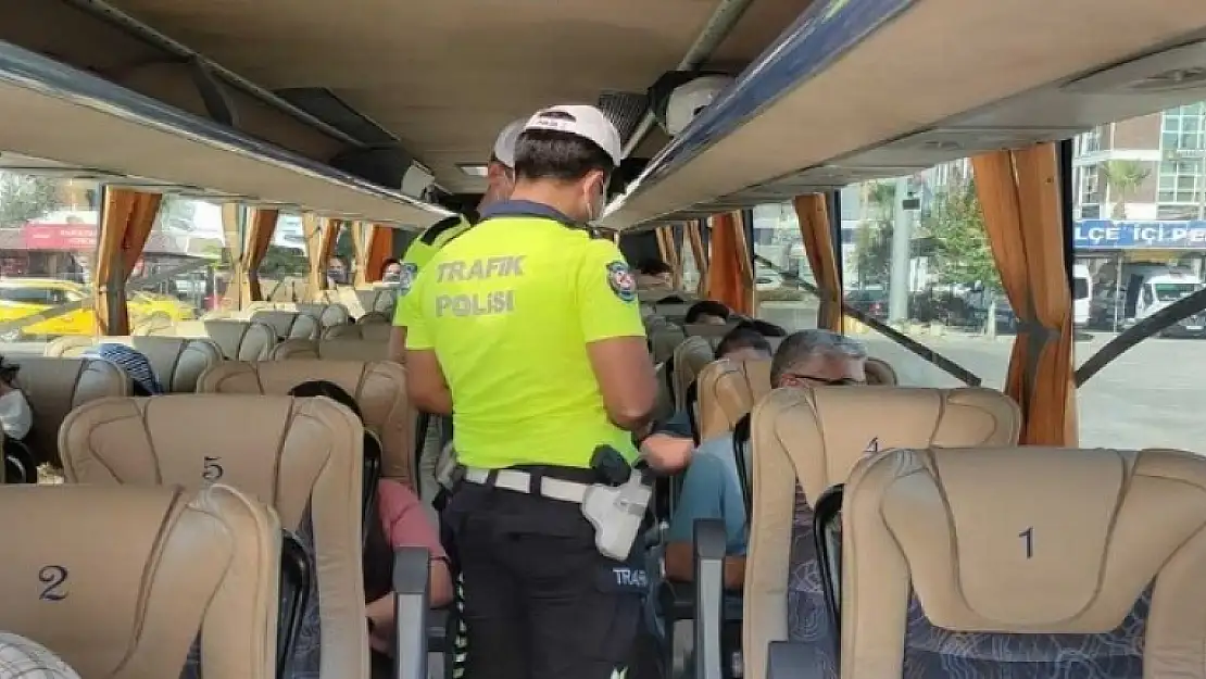Ortaca'da Yolcu Araçlarına Koronavirüs Denetimi